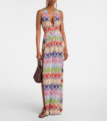 Zigzag lamé jumpsuit  | Missoni