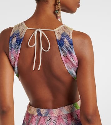 Zigzag lamé jumpsuit  | Missoni