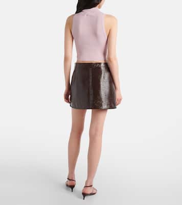 Top in cotone e lana a coste | Courrèges