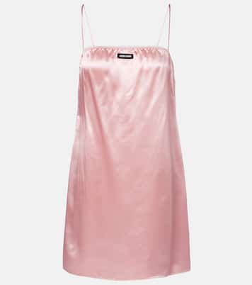 Abito sottoveste in raso | Miu Miu