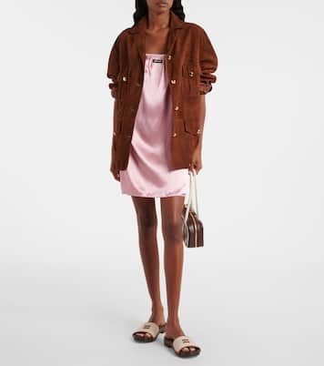 Abito sottoveste in raso | Miu Miu