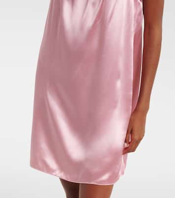 Abito sottoveste in raso | Miu Miu