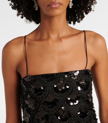 Robe longue à sequins | Rotate