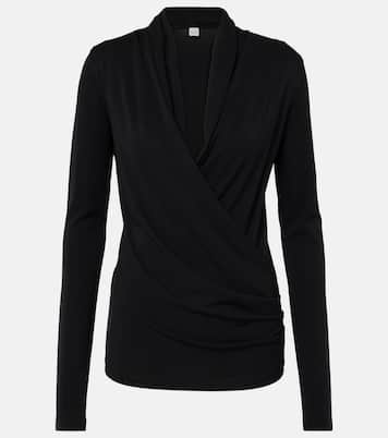 Top de jersey drapeado | Toteme