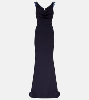 Melina embellished crêpe gown | Safiyaa