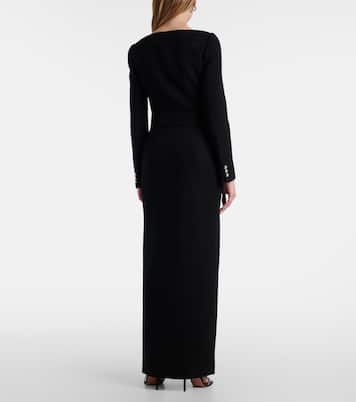 Giacca in twill di misto lana bouclé | Alessandra Rich