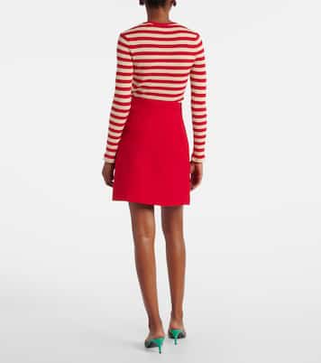 Minirock aus Crepe Couture | Valentino
