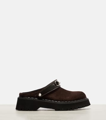 Gum suede clogs | Gucci