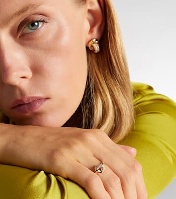 14kt gold ring with diamonds  | Stone and Strand