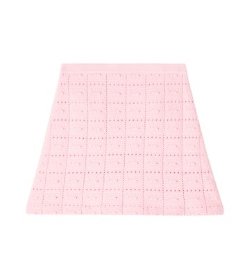 Knitted cotton-blend skirt | Self-Portrait Kids