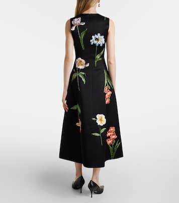 Cleo floral midi dress | Leo Lin