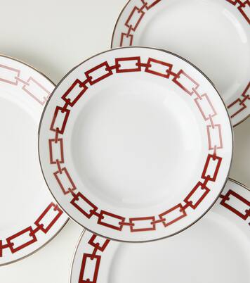 Catene porcelain dinner plate | Ginori 1735