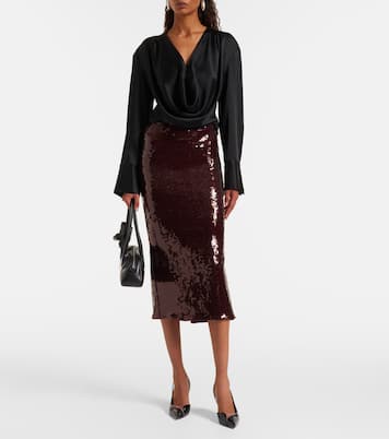 Georgia sequined pencil skirt | Rotate