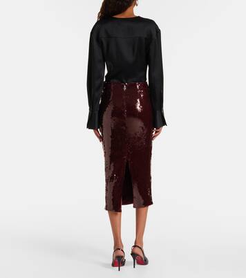 Georgia sequined pencil skirt | Rotate