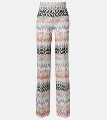 Gerade Hose aus Häkelstrick | Missoni