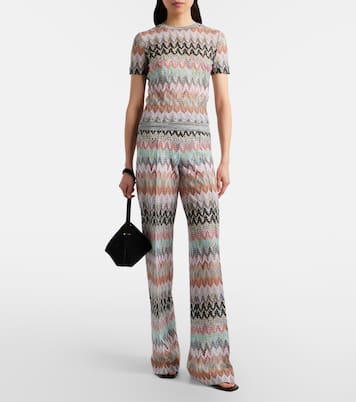 Gerade Hose aus Häkelstrick | Missoni