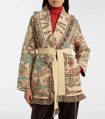 Sketched By The Sea wool cardigan | Alanui