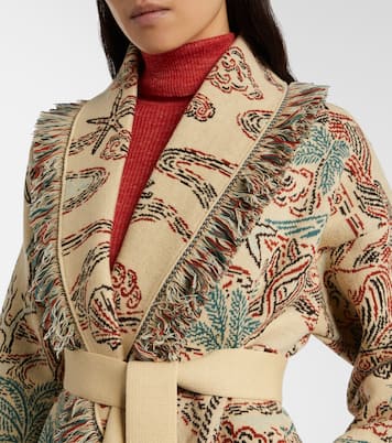 Sketched By The Sea wool cardigan | Alanui