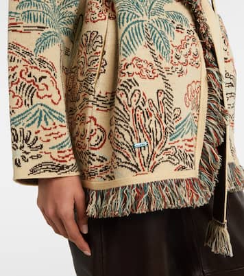 Sketched By The Sea wool cardigan | Alanui