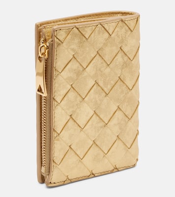 Cartera plegable Small de piel Intrecciato | Bottega Veneta