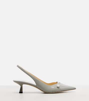 Salones destalonados Amita 45 de charol | Jimmy Choo