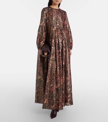 Zinnia silk-blend maxi dress | Max Mara