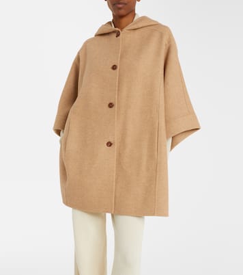 Belted wool and cashmere cape | Loro Piana