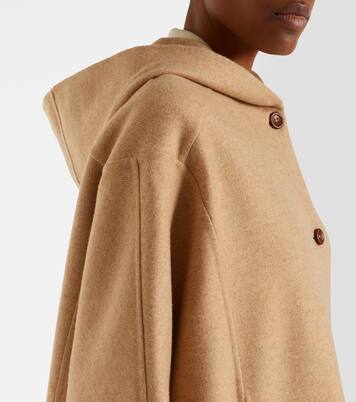 Belted wool and cashmere cape | Loro Piana