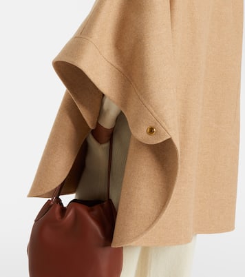 Belted wool and cashmere cape | Loro Piana