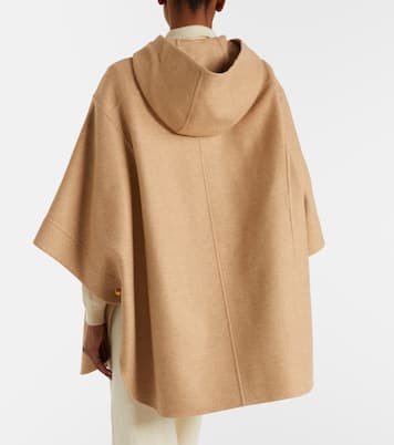 Belted wool and cashmere cape | Loro Piana