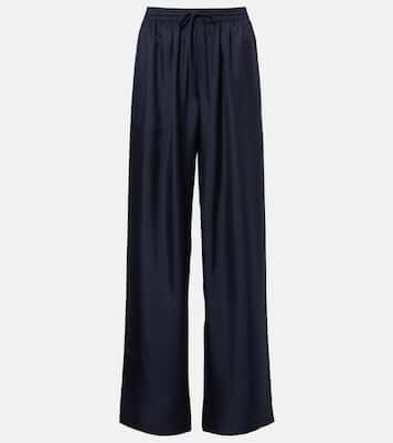 Silk straight pants | Róhe