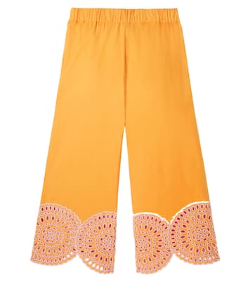 Weite Hose aus Baumwollpopeline | Stella McCartney Kids