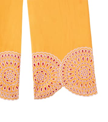 Weite Hose aus Baumwollpopeline | Stella McCartney Kids