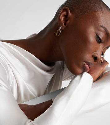 Ohrringe Chiara Small aus 18kt Gelbgold (750/1000) mit Diamanten | Eéra