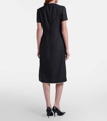 Midikleid aus Schurwolle | Prada