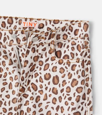 Jeans con stampa leopardata | Tinycottons