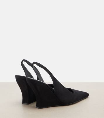 Slingback-Wedges aus Veloursleder | Alaïa