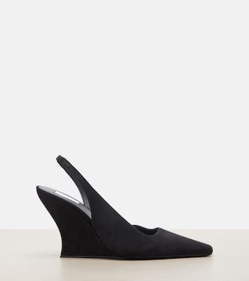 Slingback-Wedges aus Veloursleder | Alaïa