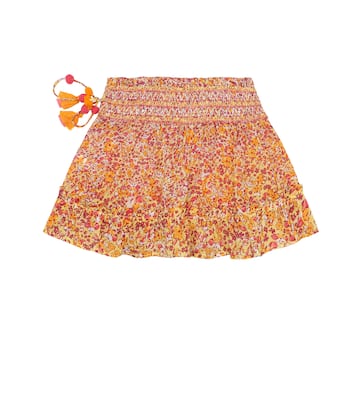 Irma floral cotton skirt | Poupette St Barth Kids