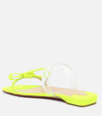 Just Nodo PVC-trimmed leather sandals | Christian Louboutin