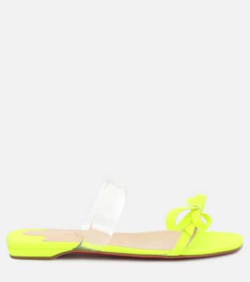 Just Nodo PVC-trimmed leather sandals | Christian Louboutin