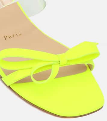 Just Nodo PVC-trimmed leather sandals | Christian Louboutin