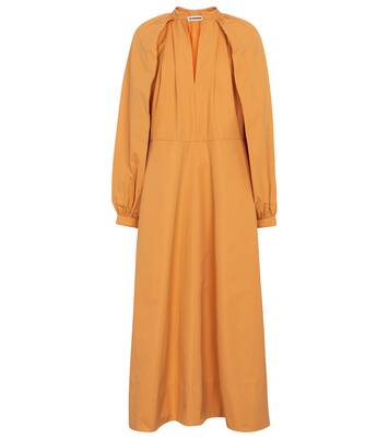 Midikleid aus Baumwollpopeline | Jil Sander