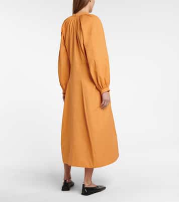 Midikleid aus Baumwollpopeline | Jil Sander