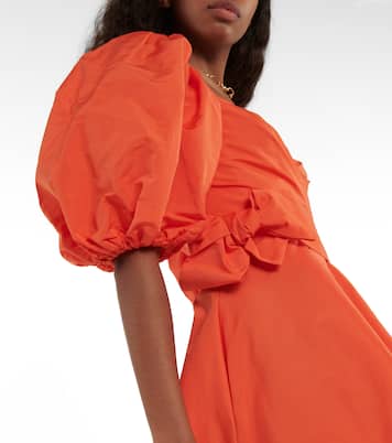 Bow-detail taffeta minidress | Valentino