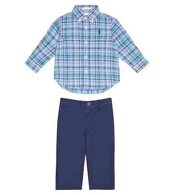 Baby - Camicia e pantaloni in misto cotone | Polo Ralph Lauren Kids