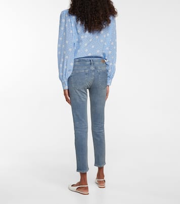 Prima Crop mid-rise skinny jeans | AG Jeans