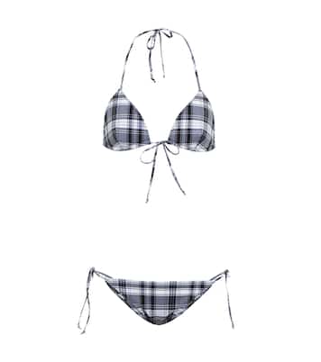 Pamela checked bikini bottoms | Lisa Marie Fernandez