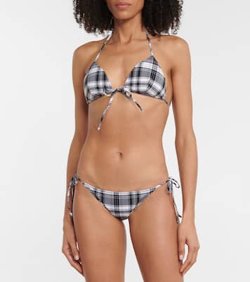 Pamela checked bikini bottoms | Lisa Marie Fernandez