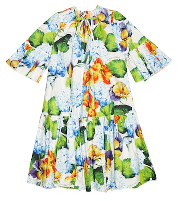 Bedrucktes Kleid aus Baumwolle | Dolce&Gabbana Kids